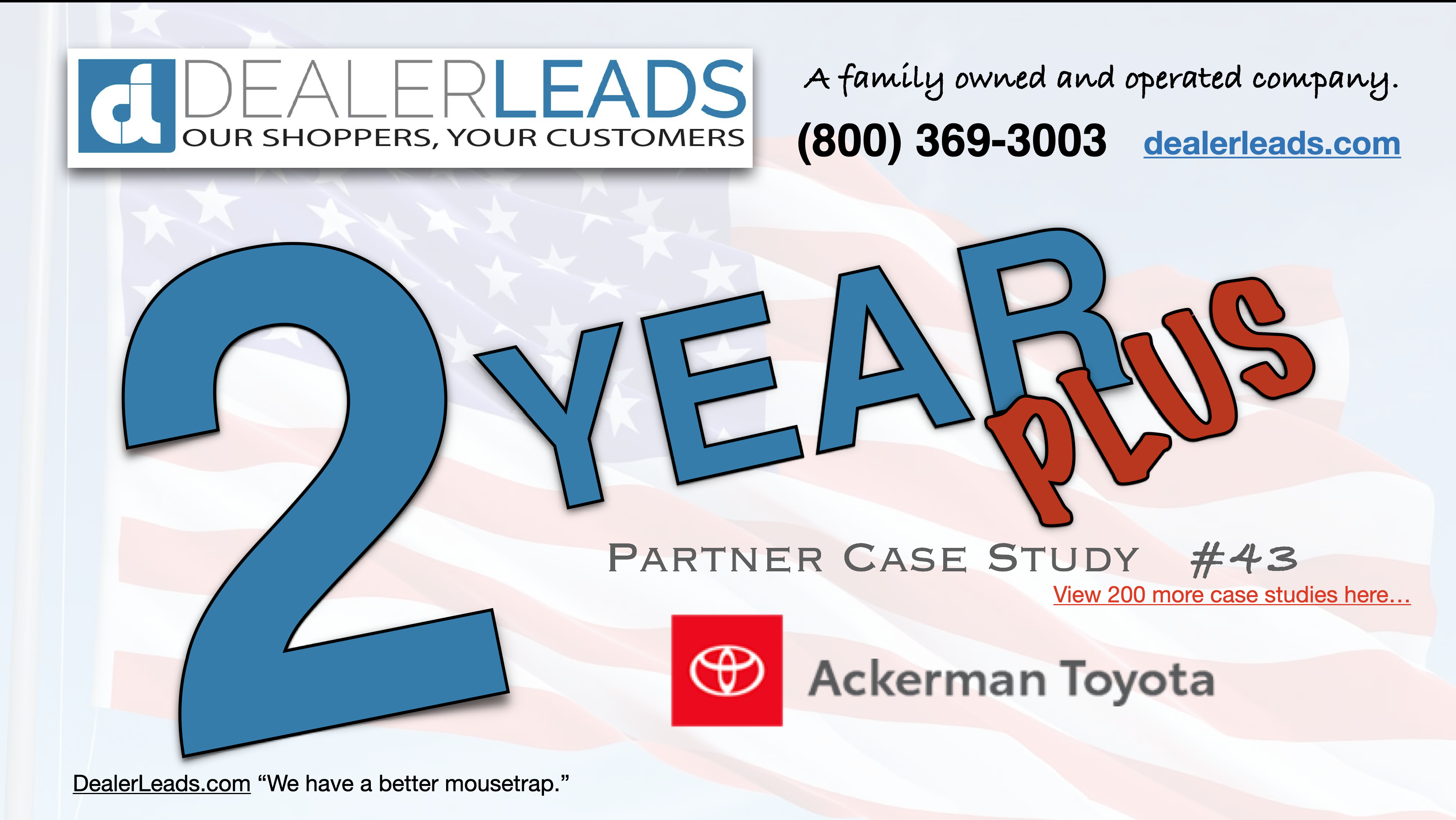 Ackerman Toyota – St. Louis, MO 2 Year Case Study