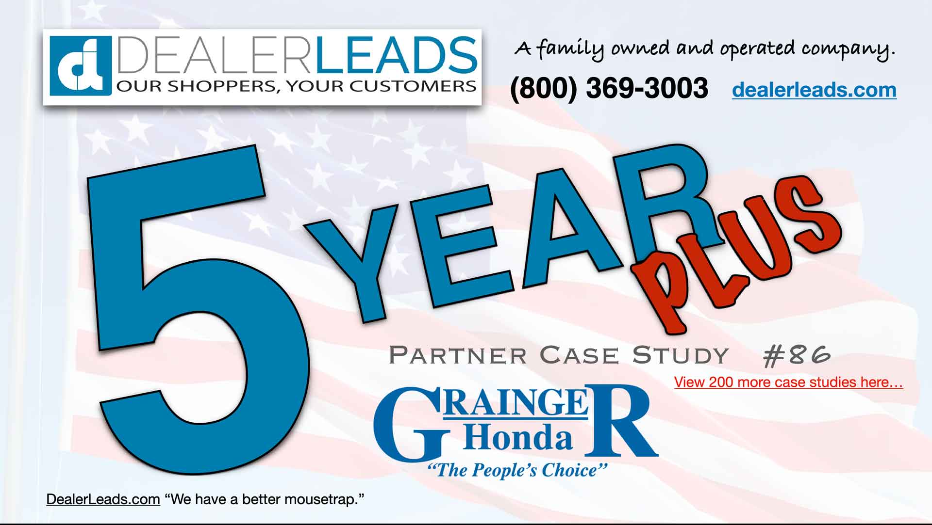 Grainger Honda – Savannah, GA 5 Year Case Study