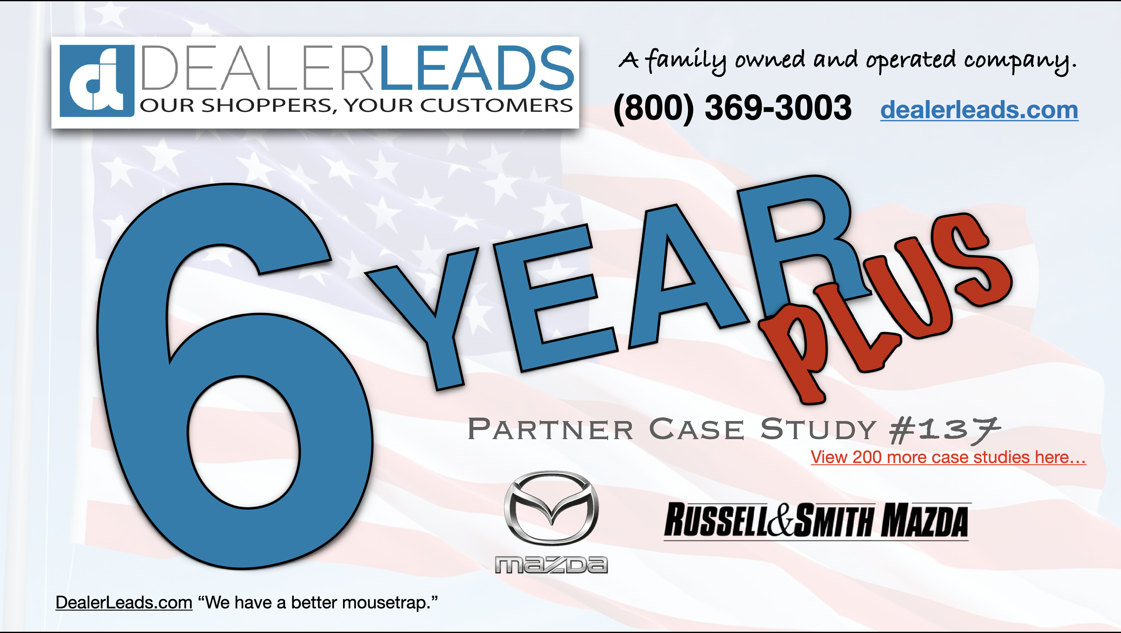 Russell & Smith Mazda – Houston, TX 6 Year Case Study