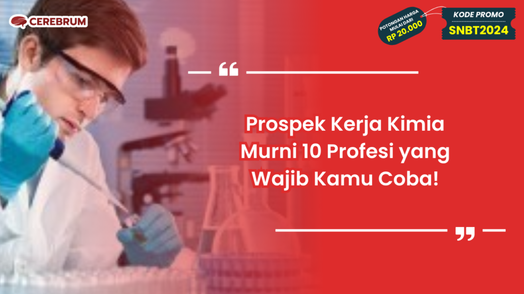 Prospek Kerja Kimia Murni