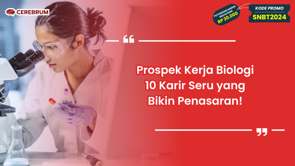 Prospek Kerja Biologi