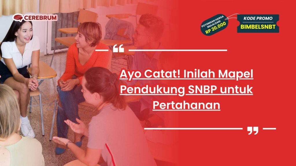 Mapel Pendukung SNBP untuk Pertahanan