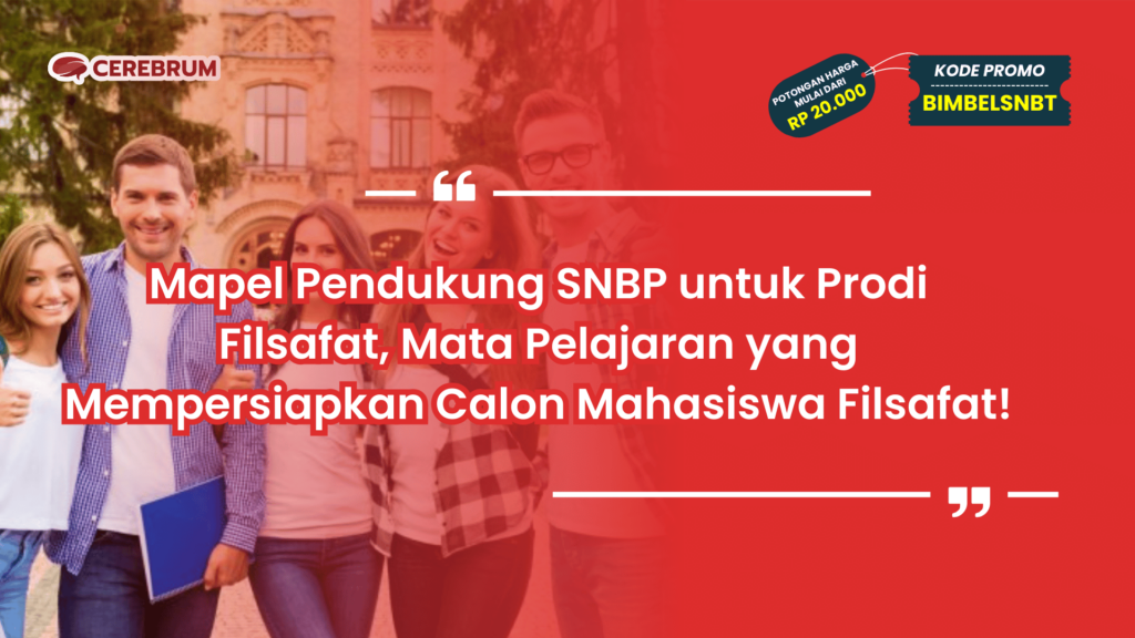 Mapel Pendukung SNBP untuk Prodi Filsafat