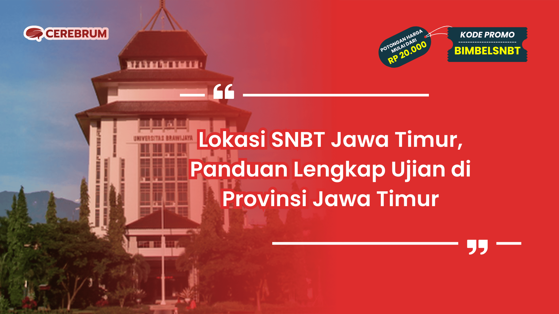 Lokasi SNBT Jawa Timur