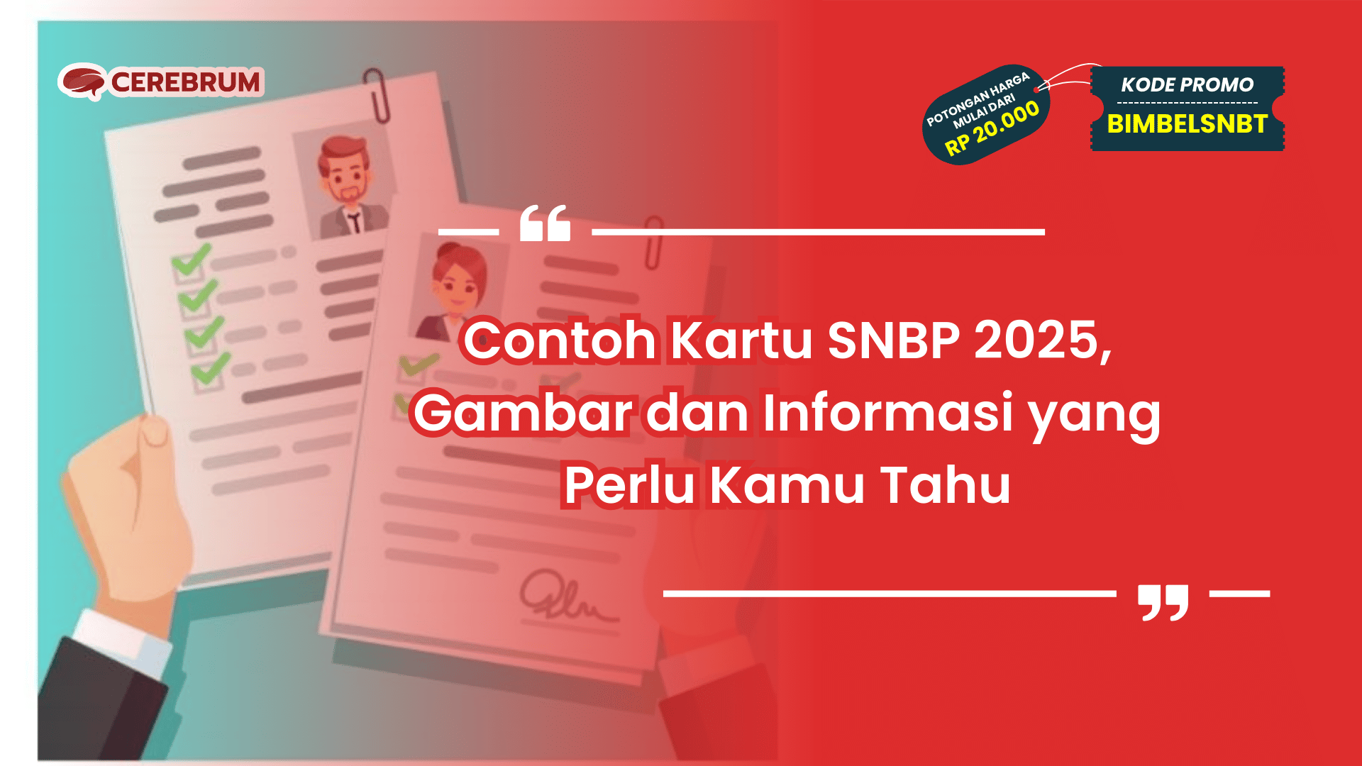 Contoh Kartu SNBP 2025