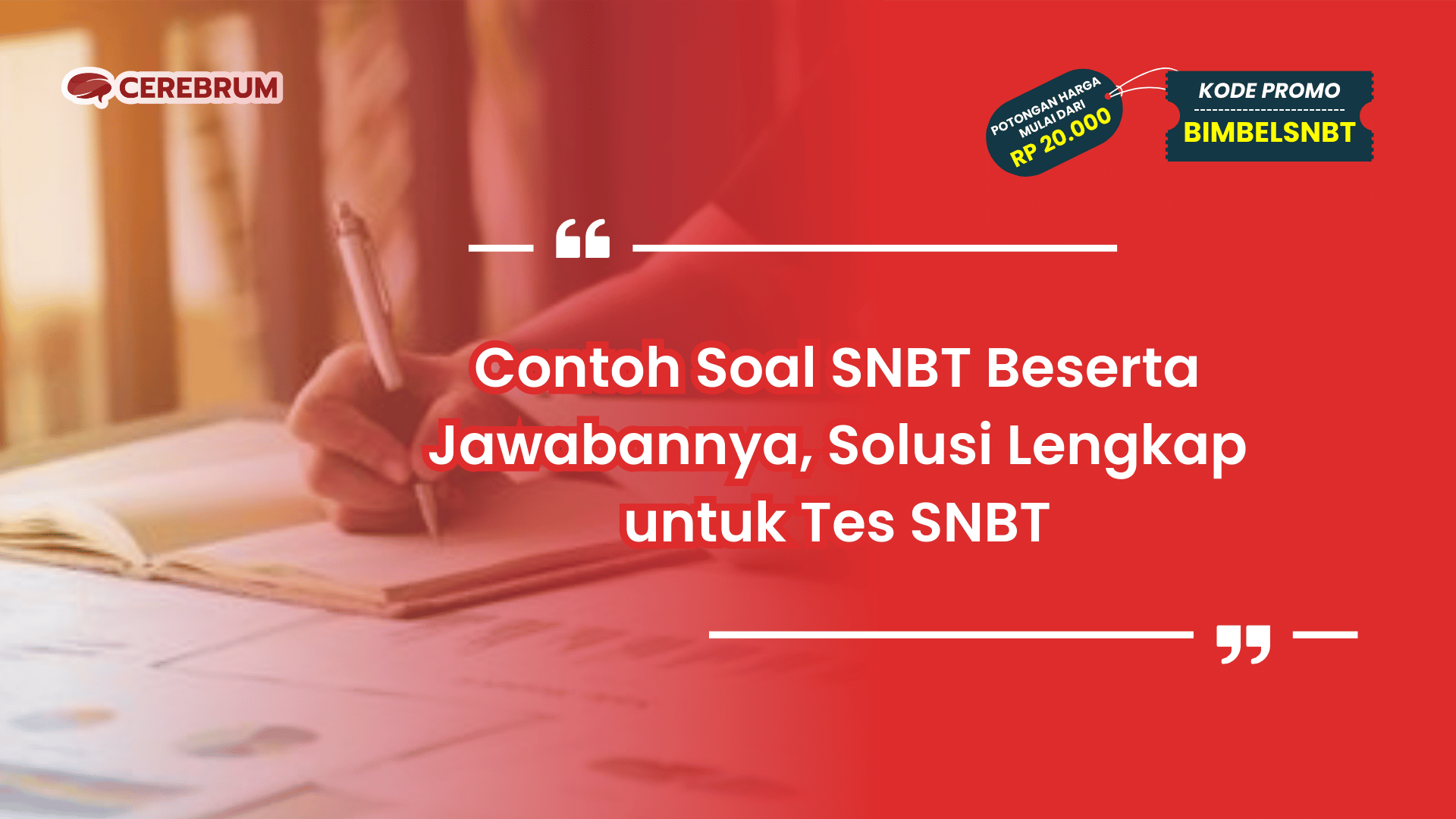 Contoh Soal SNBT Beserta Jawabannya