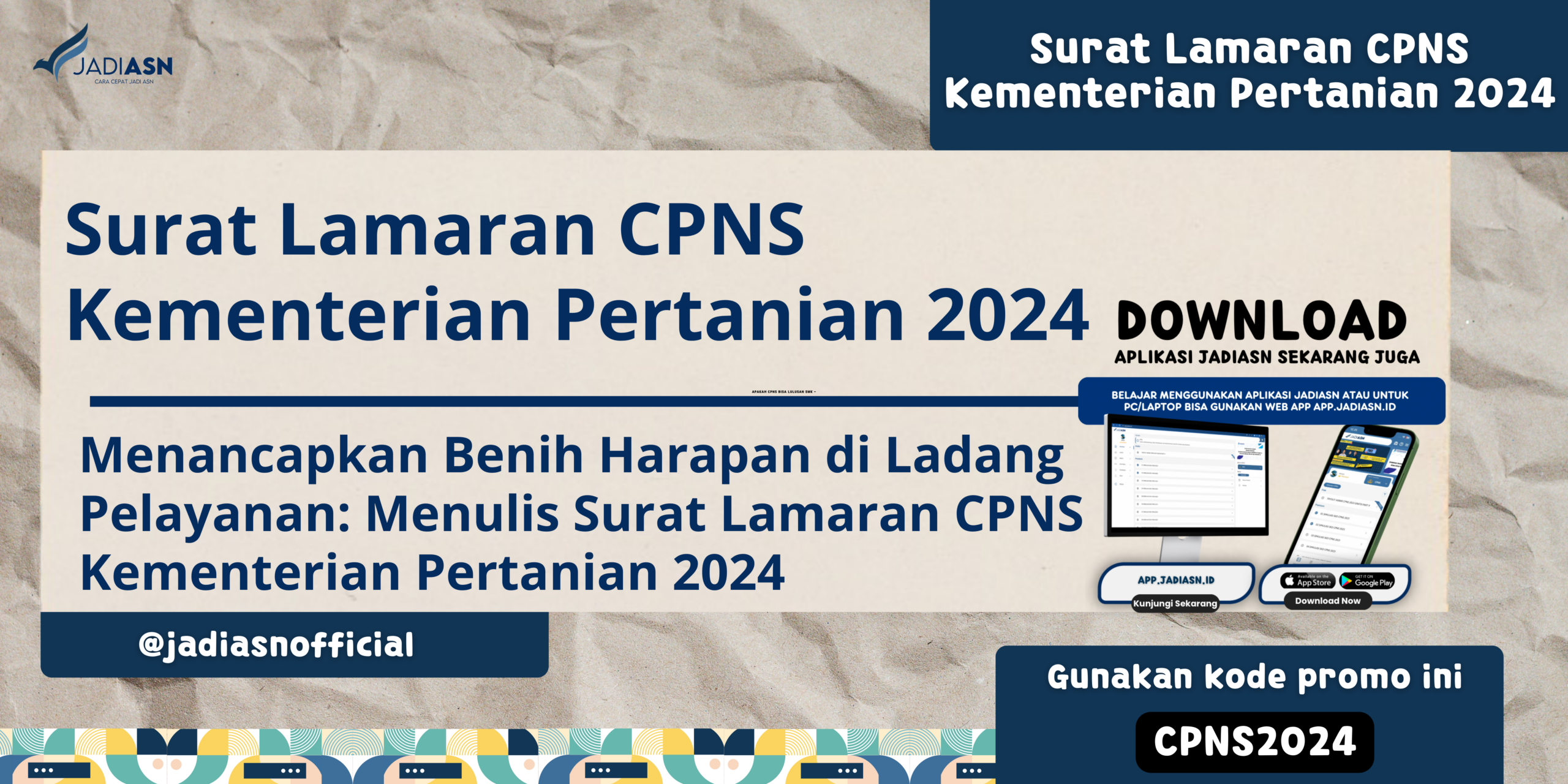 Surat Lamaran CPNS Kementerian Pertanian 2024