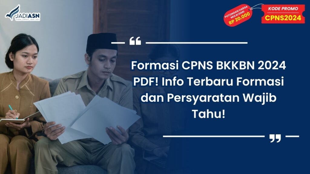 Formasi CPNS BKKBN 2024 PDF