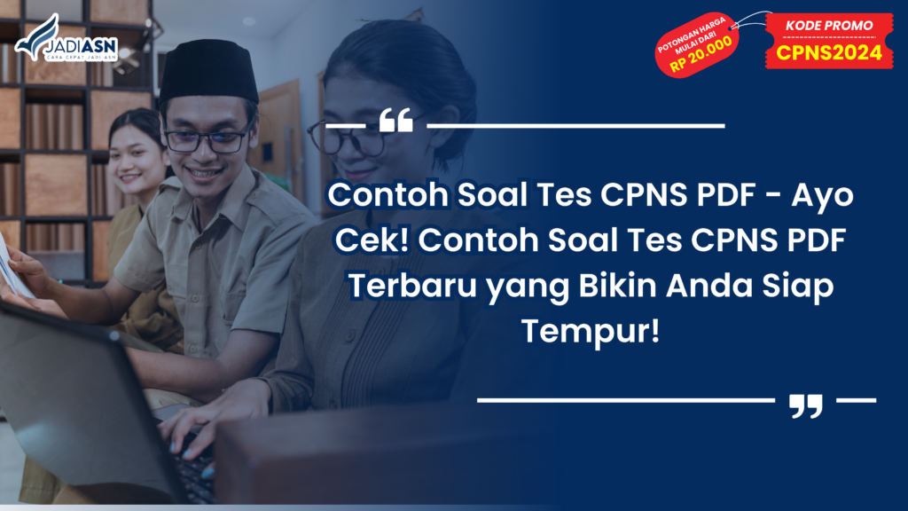 Contoh Soal Tes CPNS PDF