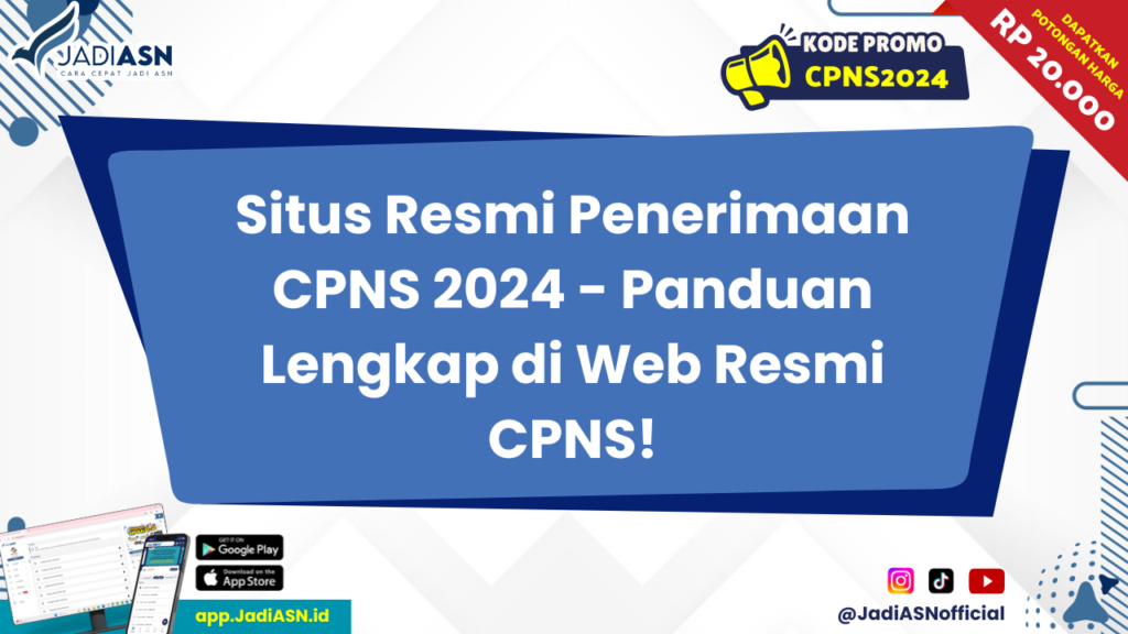 Situs Resmi Penerimaan CPNS 2024 