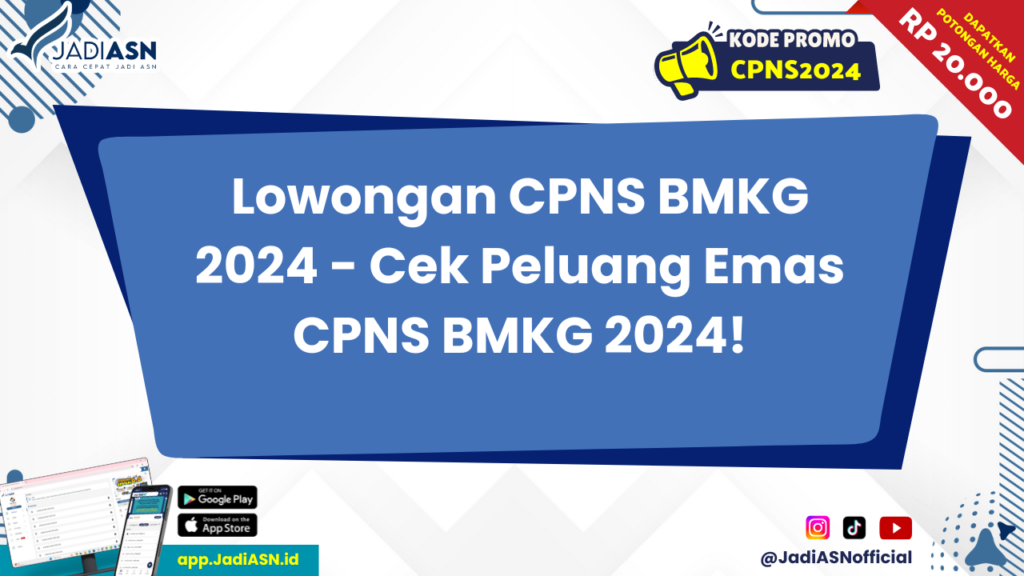 Lowongan CPNS BMKG 2024 