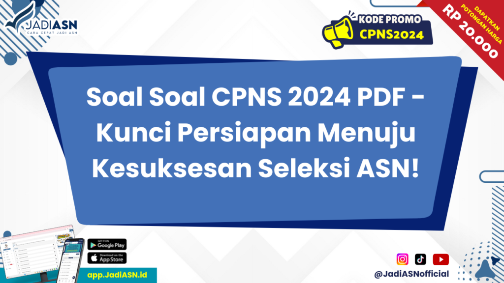 Soal Soal CPNS 2024 PDF 