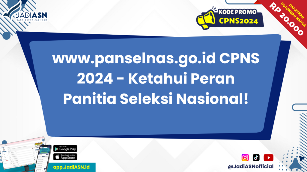 www.panselnas.go.id CPNS 2024 