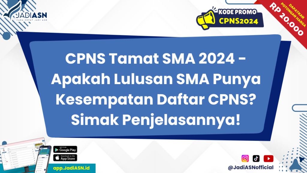 CPNS Tamat SMA 2024 