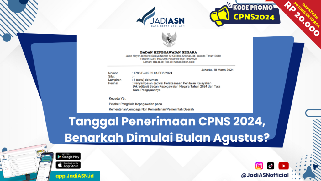 tanggal berapa penerimaan cpns 2024