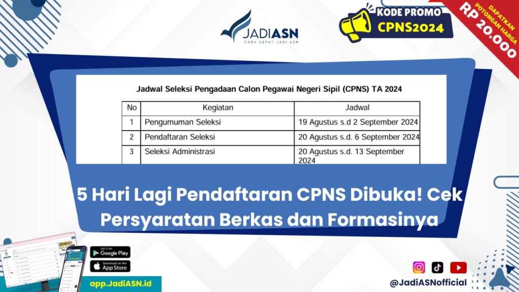 pembukaan penerimaan cpns 2024