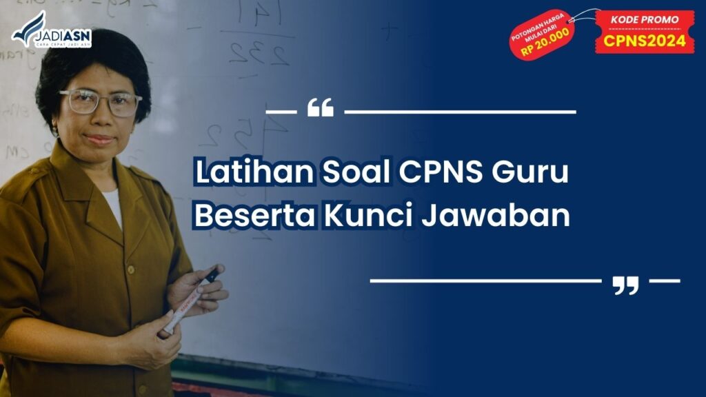 soal latihan cpns guru