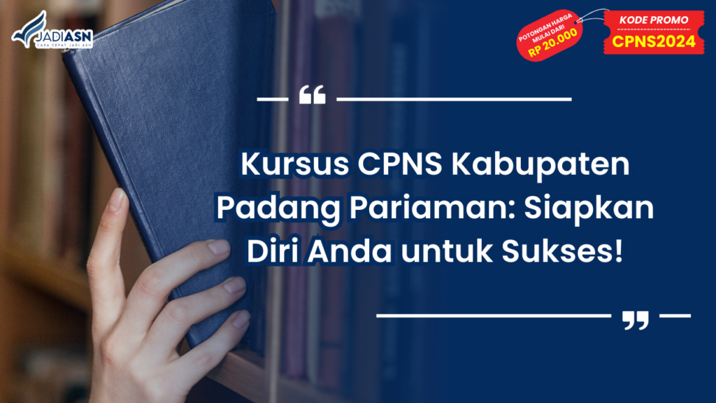 Kursus CPNS Kabupaten Padang Pariaman