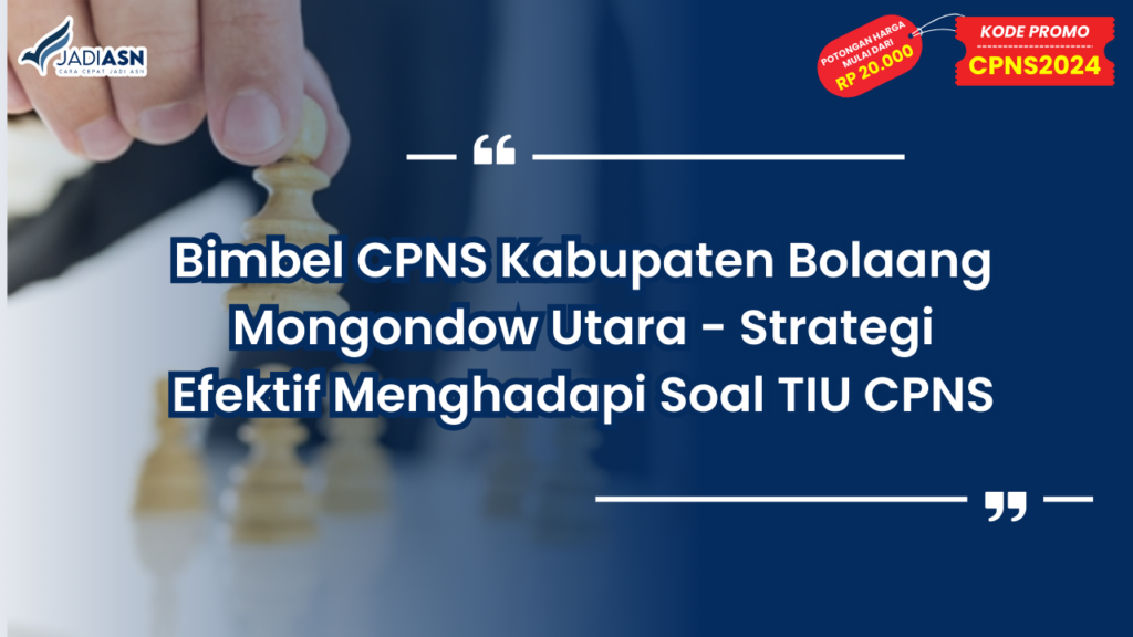 Bimbel CPNS Kabupaten Bolaang Mongondow Utara