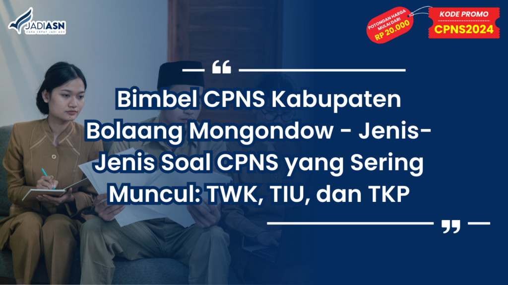 Bimbel CPNS Kabupaten Bolaang Mongondow