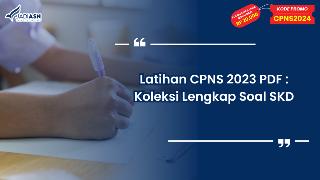 Latihan CPNS 2023 PDF