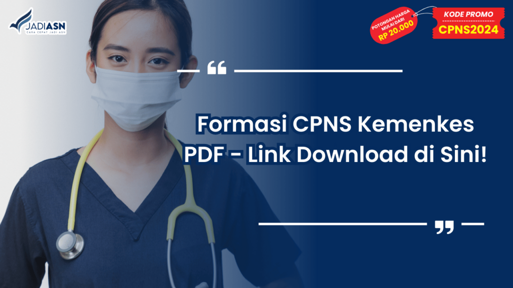 Formasi CPNS Kemenkes PDF - Link Download di Sini!