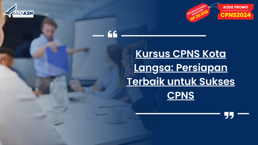 Kursus CPNS Kota Langsa