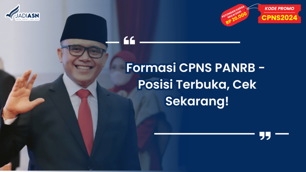 Formasi CPNS PANRB - Posisi Terbuka, Cek Sekarang!