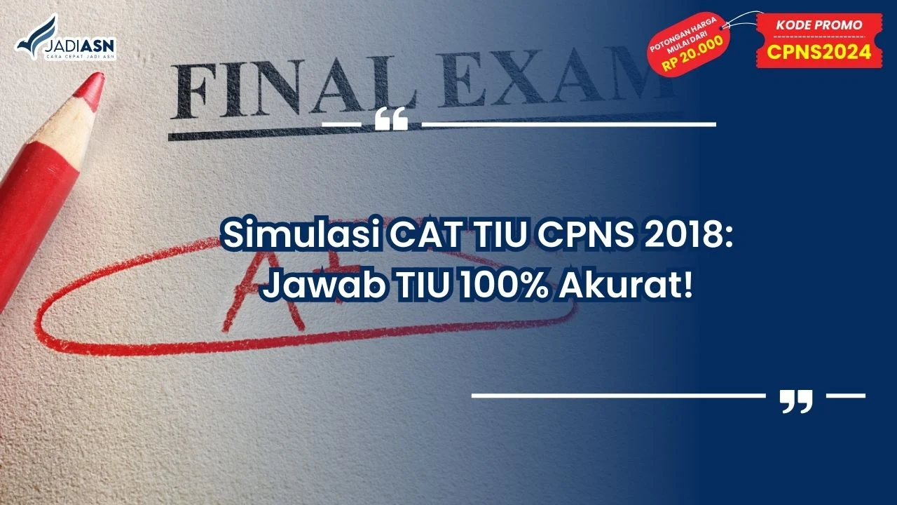 Simulasi CAT TIU CPNS 2018