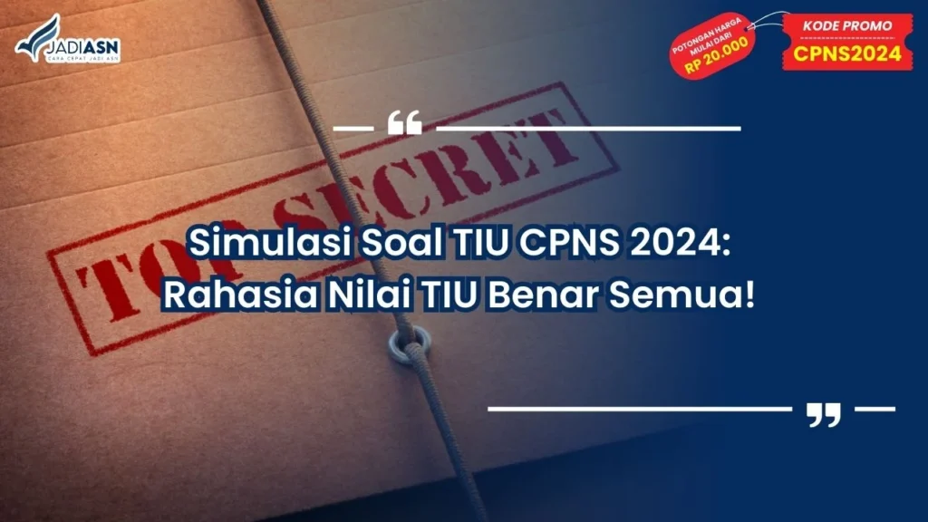 Simulasi Soal TIU CPNS 2024