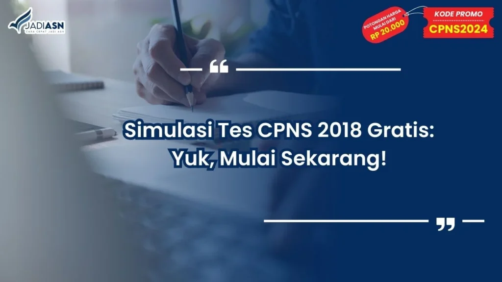 Simulasi Tes CPNS 2018 Gratis