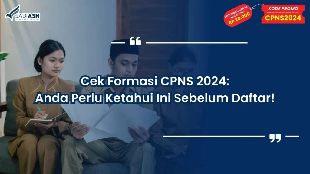 Cek Formasi CPNS 2024