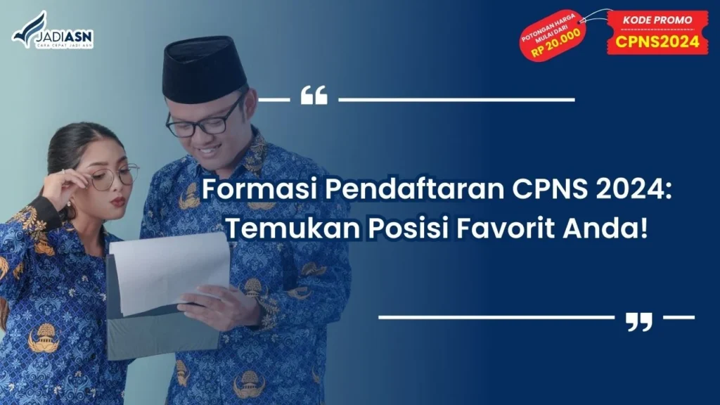 Formasi Pendaftaran CPNS 2024