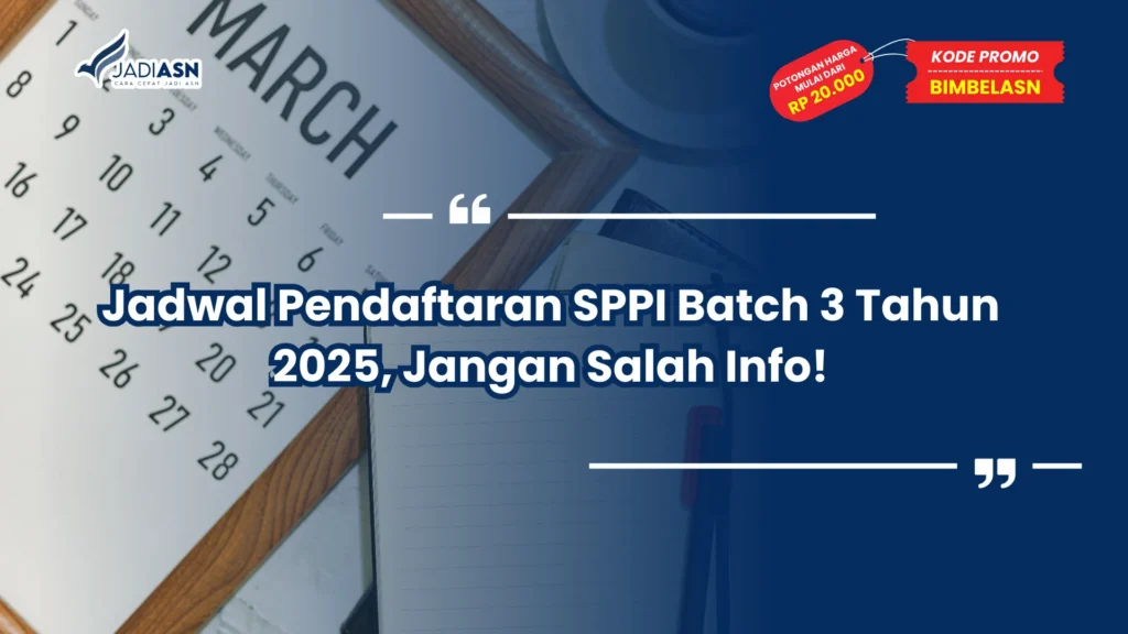 Jadwal Pendaftaran SPPI Batch 3 Tahun 2025