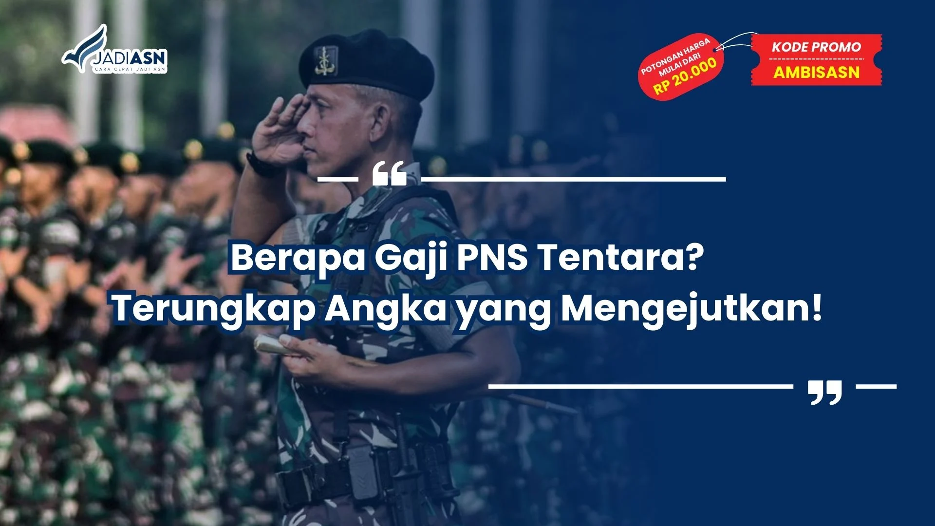 berapa gaji pns tentara