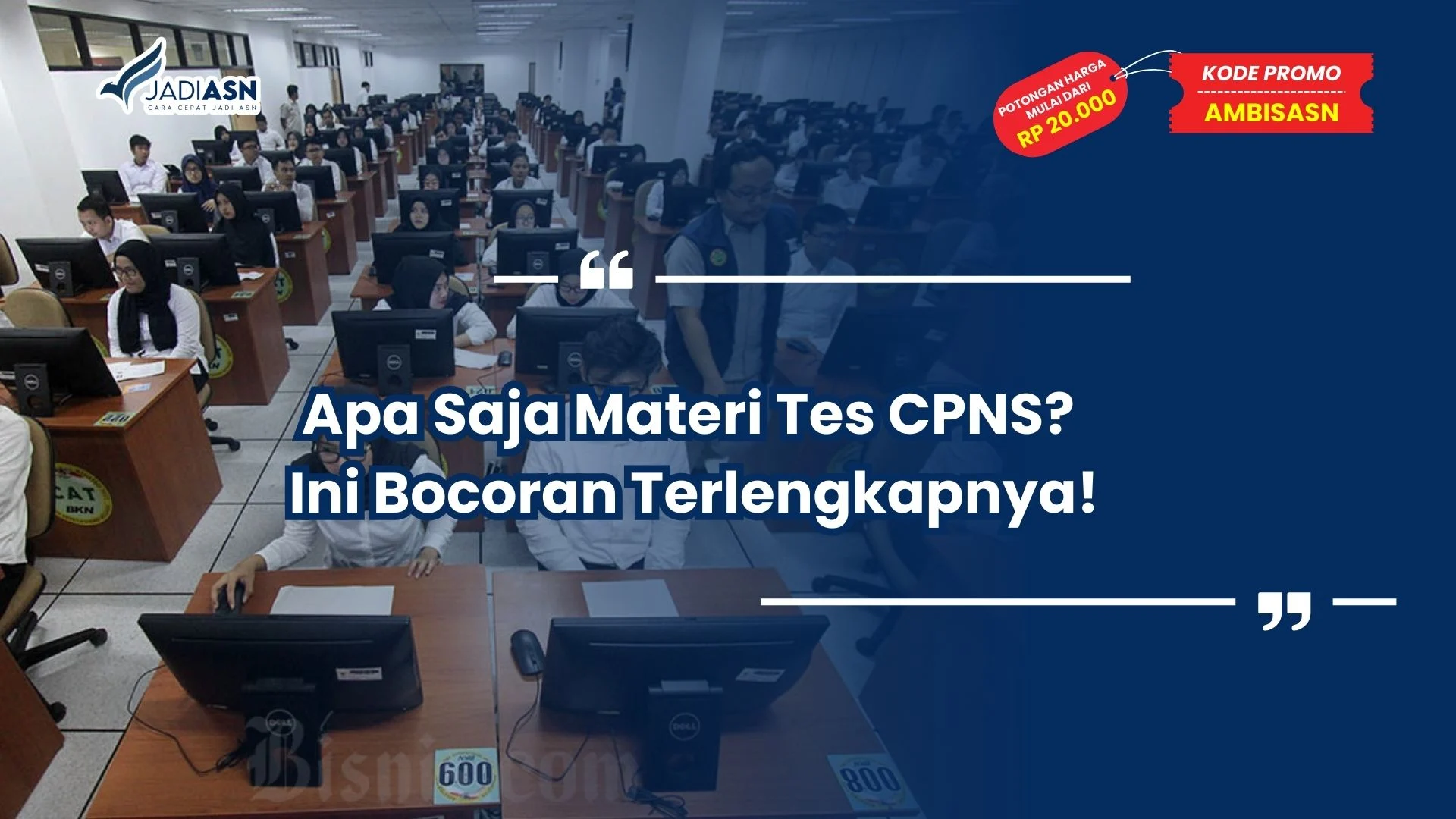Apa Saja Materi Tes CPNS
