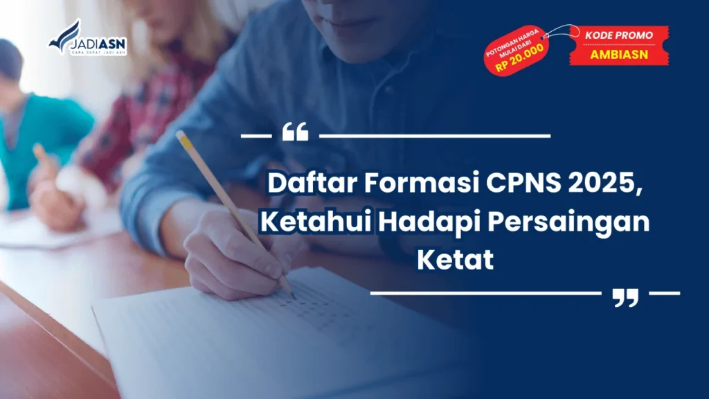 Daftar Formasi CPNS 2025