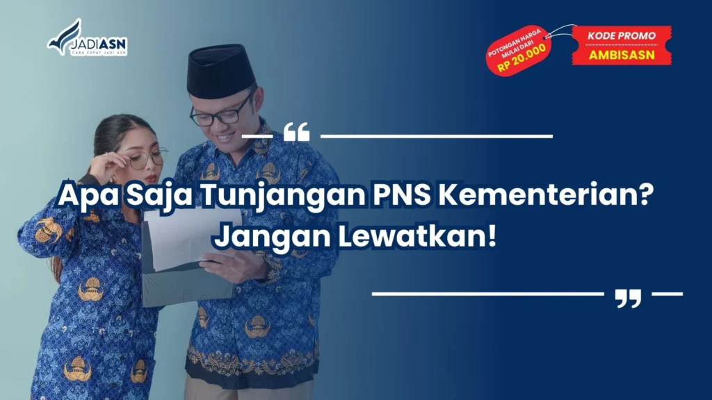 apa saja tunjangan pns kementerian
