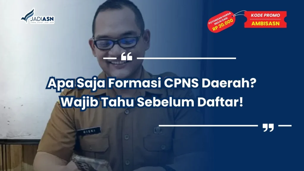 Apa Saja Formasi CPNS Daerah