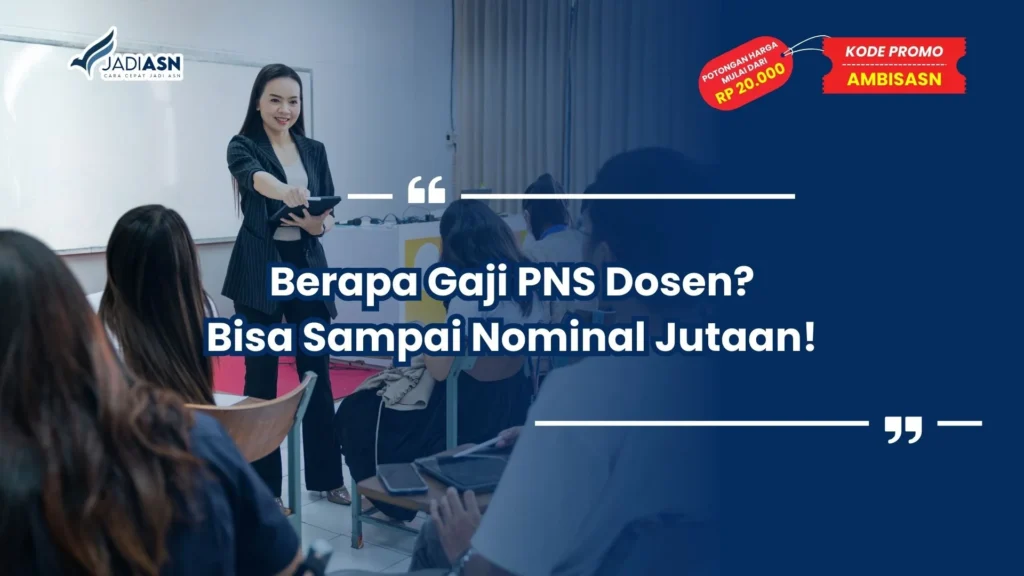 berapa gaji pns dosen