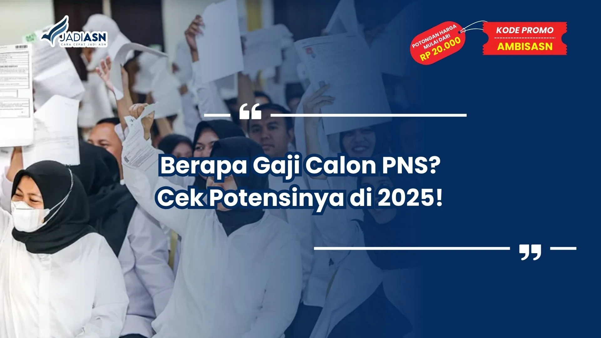 berapa gaji calon pns