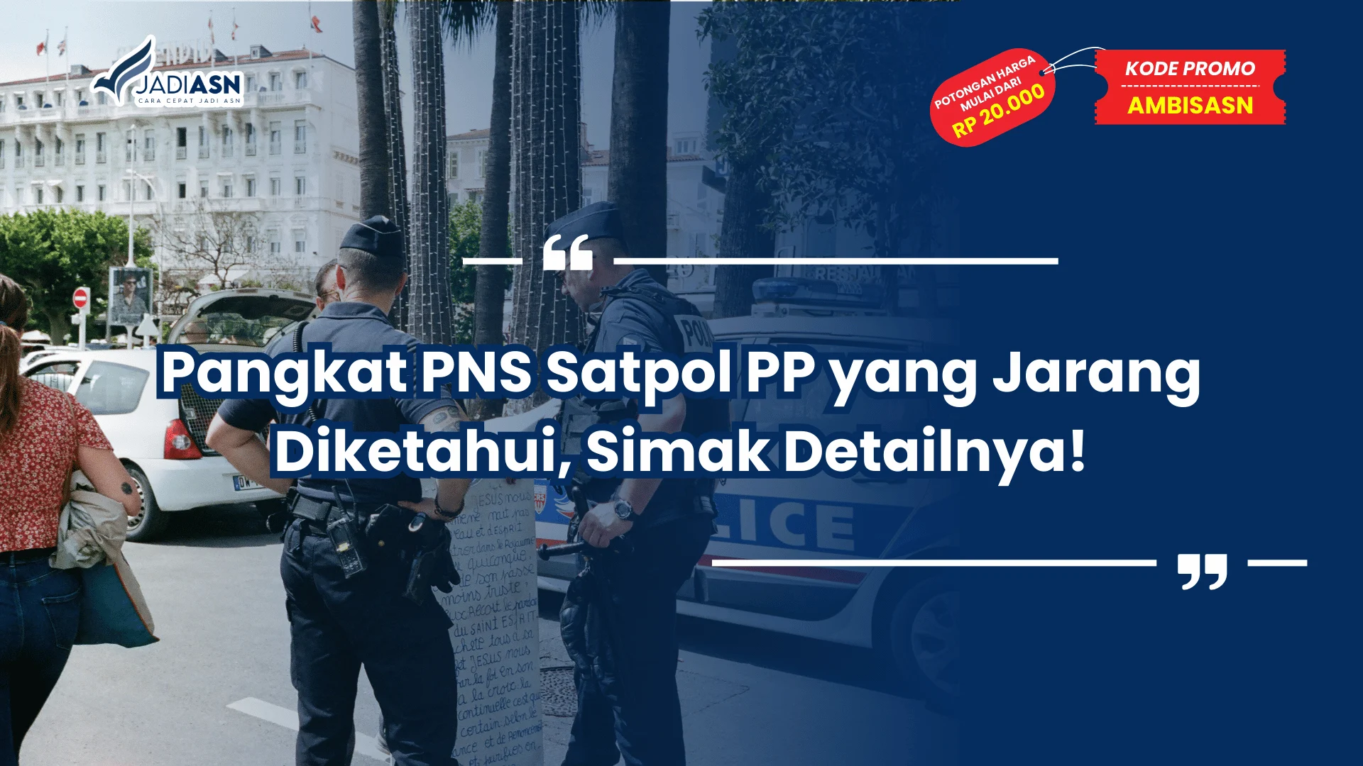 Pangkat PNS Satpol PP