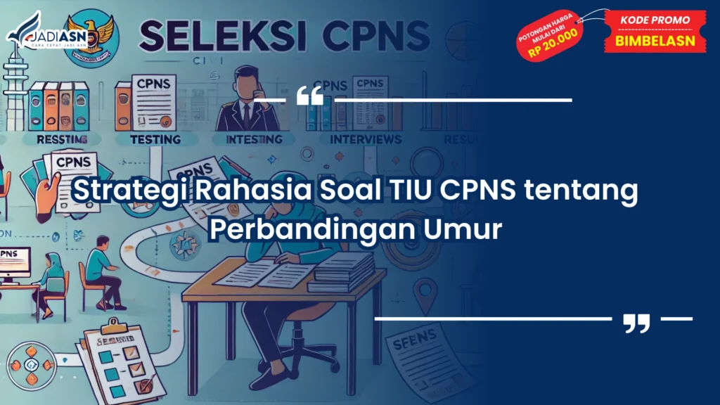 Soal tiu cpns perbandingan umur