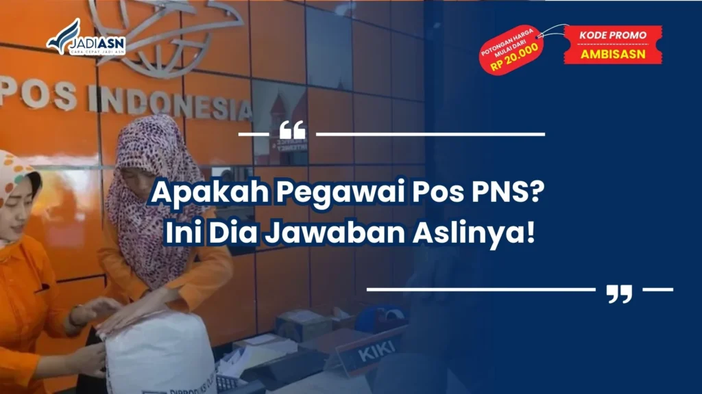 Apakah Pegawai Pos PNS