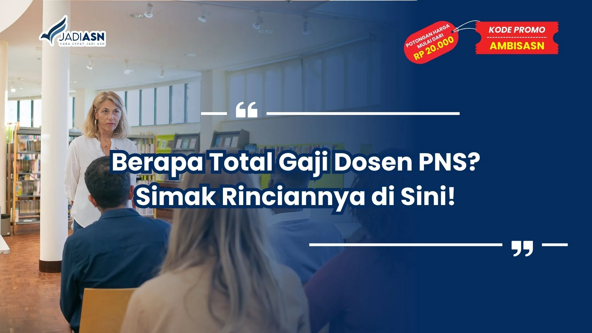 berapa total gaji dosen pns
