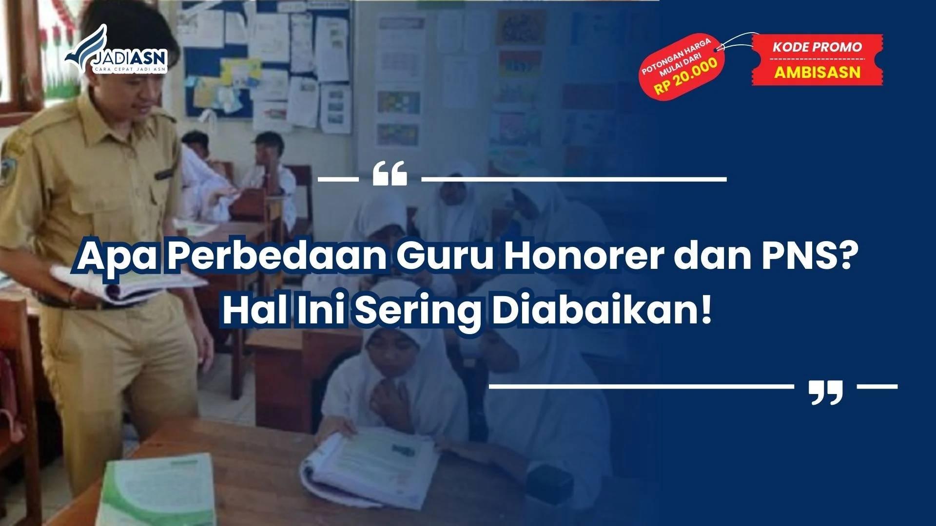 apa perbedaan guru honorer dan pns