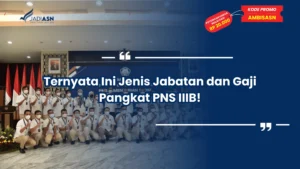 Ternyata Ini Jenis Jabatan dan Gaji Pangkat PNS IIIB!