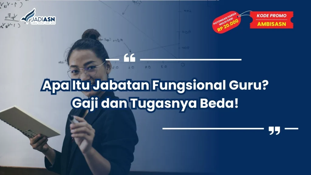apa itu jabatan fungsional guru