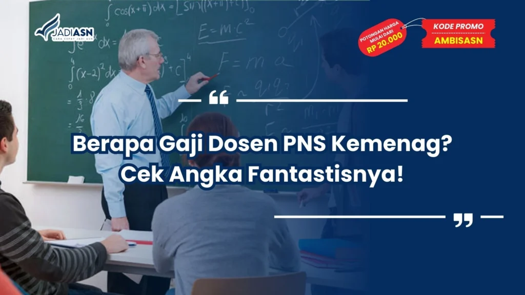 berapa gaji dosen pns kemenag