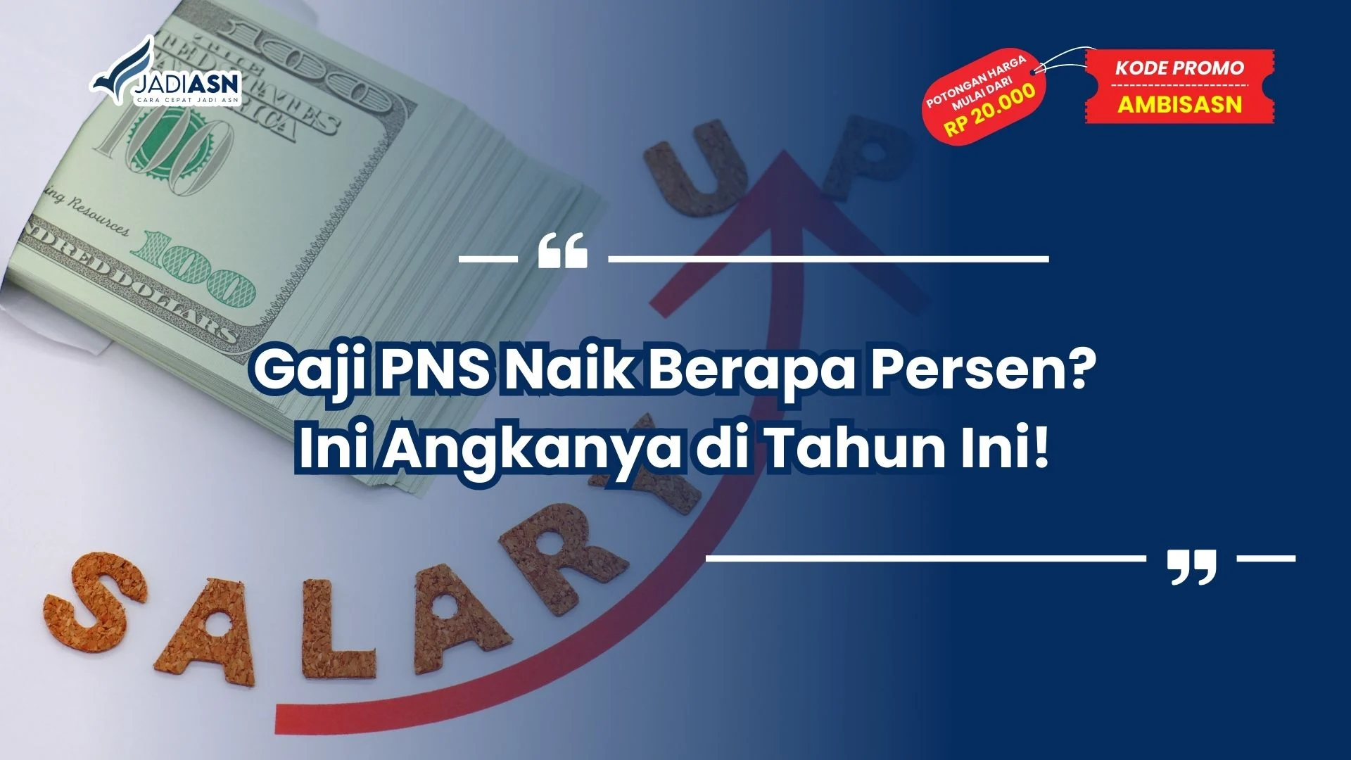 gaji pns naik berapa persen
